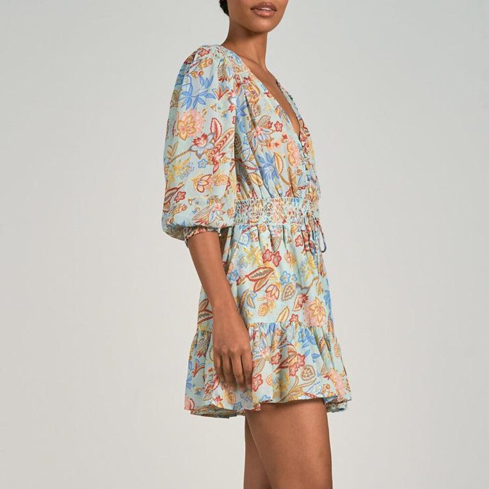 NWT Elan Melrose Print Dress - Picture 3 of 4